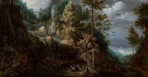 Landschaft mit der Versuchung des heiligen Antonius